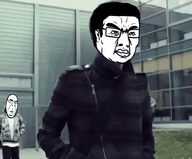 5soyjaks angry animated artist:nvke clothes ext=gif flag:transgender_pride_flag glasses gun irl irl_background movie pistol redraw subvariant:crazed_troonjak subvariant:neutralplier suicide_room tranny variant:bernd variant:chudjak variant:cobson variant:markiplier_soyjak variant:soyak // 498x412 // 6.2MB