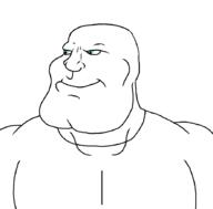 Warrior-Z(user) aryan bald buff eyes_like_the_o-o-cean muscles muscular_male smug subvariant:mexiaryan template // 886x872 // 29.5KB