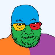 colorful elderly glasses old oldfag variant:grampjak // 879x879 // 25.5KB