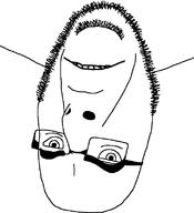 alternate angry closed_mouth glasses optical_illusion soyjak stubble thatcher_effect_illusion upside_down variant:cobson // 721x789 // 72.5KB