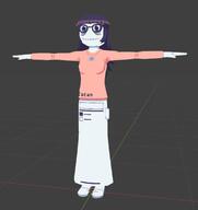 3d 3d_model artist:gemmy_nutz avengers beanie blue_eyes blush blushing brown_shirt cute cute_girl eyebags girl glasses hair necklace nentendo_switch shoe soy soylent soylent_(cacao) variant:soytan videogames white_skin woman // 1088x1155 // 77.3KB