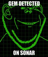 360 animated ear grin impact_font radar rotating series:spinnerz! smile sonar soyjak stubble text variant:impish_soyak_ears // 623x730 // 153.2KB