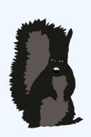 black_squirrel series:animaljaks squirrel subvariant:feralsquirrel variant:feraljak // 340x512 // 34.8KB