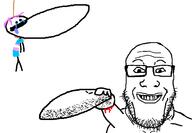 beheaded flag:transgender_pride_flag gradeaundera looking_at_you markiplier rope severed_head smile variant:markiplier_soyjak youtuber // 1440x1000 // 34.8KB