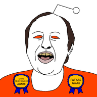award balding brown_hair open_mouth orange_eyes orange_shirt reddit reddit_antenna reddit_mod reddit_moment reddit_university redditard variant:unknown white_background white_skin yellow_teeth // 1024x1024 // 24.9KB