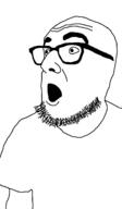 arm clothes glasses open_mouth soyjak stubble variant:unknown // 900x1543 // 11.7KB