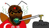 angry antenna arab beard bindi bleed bleeding_wound blood brown_skin cockroach cope copium country cross_eyed derp flag flag:turkiye glasses hindu hinduism kike mask nigger open_mouth roach shitskin soyjak star_and_crescent star_of_david stubble turk turkiye turkroach ugly unibrow valve variant:feraljak yellow_eyes yellow_sclera // 2300x1354 // 112.8KB