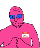 body doll_(user) glasses hand name_tag namefags pink_skin stubble transparent_background variant:knuckjak wrinkles // 870x1024 // 41.2KB
