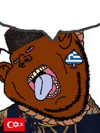 ack antenna brown_skin clothes dark_skin ear enver_pasha fez flag:greece hanging hat hindu hinduism jewish_star judaism meta:tagme noose open_mouth queen_of_spades rope speech_bubble star_and_crescent star_of_david stubble suicide tongue tongue_out turk turkiye turkroach tvrkaryan tvrkicwvrriorforyuo tvrkicwvrriorforyuo_(nameroach) uniform variant:impish_soyak_ears yellow_teeth // 598x800 // 155.3KB