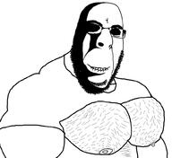 breasts buff dark man_tits mge moobs muscles muscular_male nipple shadow subvariant:hornyson template variant:cobson // 1000x918 // 179.0KB