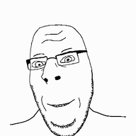 animated byonbyon glasses poyopoyo smile soyjak stubble subvariant:nucob variant:cobson // 323x400 // 109.2KB