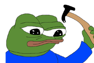 amphibian animal blue_shirt closed_mouth clothes frog green_skin hammer holding_hammer holding_object lips nas nas:pepe pepe pepe_the_frog subnas:apu transparent_background // 850x575 // 76.4KB