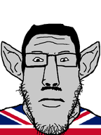 anglo anglomutt beady_eyes british closed_mouth clothes ear eternal_anglo flag:united_kingdom flag_shirt grey_skin hair mustache neutral pointy_ears stubble subvariant:anglomutt subvariant:neutralplier template united_kingdom variant:markiplier_soyjak // 600x800 // 18.2KB