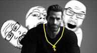 3soyjaks bald christianity gigachad glasses open_mouth orthodox_church orthodox_cross priest stubble variant:feraljak variant:gapejak variant:markiplier_soyjak // 1080x599 // 178.3KB
