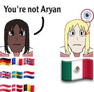 a10_eyes anime anime_eyes azumanga_daioh countrywar flag:austria flag:belgium flag:denmark flag:france flag:germany flag:mexico flag:netherlands flag:norway flag:sweden flag:united_kingdom kasuga_ayumu mexico series:mexico_is_white subvariant:neutralplier variant:markiplier_soyjak // 1080x1053 // 463.9KB