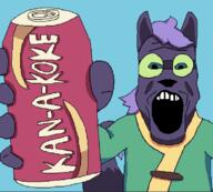 asian blue_background chujin_(undertale chujin_ketsukane(undertale coca_cola deltarune fangame fox furry glasses kanako_ketsukane(undertale male showing_something soyjak toby_fox undertale undertale_yellow video_game yellow) // 1200x1082 // 26.3KB