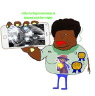 award brown fat greentext holding_phone jimbo_(namefag) meta:namefags nigger oneshot shitskin subvariant:phoneplier variant:meximutt // 1228x1238 // 708.0KB