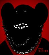 amerimutt barrio black_skin clothes looking_at_you meta:namefags name quickslaughter_(namefag) red red_background stubble subvariant:wikiswede suit_and_tie teeth teeth_showing vantablack_skin variant:impish_soyak_ears wikipedia // 426x469 // 11.8KB