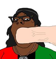 alternate avengers black_skin blowjob bwc clothes glasses hair marvel merge meta:pornographic_content necklace pan_african soyjak subvariant:gapejak_female variant:gapejak variant:soytan // 940x992 // 29.7KB