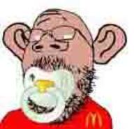 amerimutt baby beard brown_skin ear mcdonalds meta:low_resolution pacifier red_shirt small_eyes variant:gapejak white_eyes // 134x129 // 3.8KB