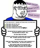 angry black_eyes closed_mouth clothes copypasta downvote ear fat glasses hair hand jake jakparty_soy looking_at_you sign soyjak stubble subvariant:duzjak text variant:soyak white_skin wrinkles // 640x769 // 81.3KB