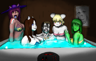anthro bikini emerald emerald_(namefag) female furry hot_tub jimbo_(namefag) lorna_(terrible_mouse) meta:namefags moistpepper_(user) moistpooner_faps_to_this mouse rat terrible_mouse variant:catjak variant:cobson // 1226x788 // 1.2MB