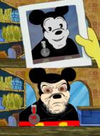 angry badge bloodshot_eyes cartoon disney happy mickey_mouse mouse rubberhose spongebob_squarepants variant:feraljak // 1408x1920 // 2.0MB