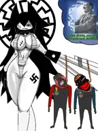 1_year_on_bald_men_with_glasses_website ack adolf_hitler breasts crying fundamental_paper_education greentext hanging heaven meta:pornographic_content miss_circle nazism rent_free rope shroom shroomcuck sonnenrad subvariant:hunky_twink_sex_machine subvariant:jartycuck subvariant:neutralplier swastika variant:alicia variant:chudjak variant:markiplier_soyjak // 1800x2400 // 1.1MB