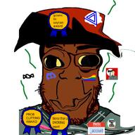 account_(user) award brown_skin discord discord_logo_facial_mark facial_mark fnf_pedo glasses lemon_approved! map_(pedophile) omori op_is_an_aryan_supersoldier pedophile pride_flag stubble subvariant:chudplier trend:slopjak variant:markiplier_soyjak // 1080x1080 // 706.0KB