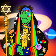 aspie autism autistic clothes colorful esoteric necklace planet robe space staff star_of_david subvariant:wholesome_soyjak trend:colorjak variant:gapejak // 768x768 // 424.7KB