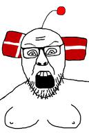 angry antenna denmark glasses gynaecomastia open_mouth reddit soyjak stubble variant:feraljak_front // 900x1336 // 44.6KB