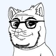 animal closed_mouth dog glasses soyjak stubble variant:unknown // 399x399 // 16.3KB