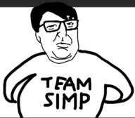 ear fat glasses glinner hair simp soyjak text variant:unknown // 1267x1111 // 138.4KB