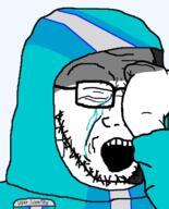 award closed_eyes clothes crying gempass glasses hand hood open_mouth shadow transparent_background variant:soyak // 644x800 // 19.1KB