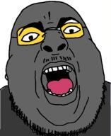 angry fat open_mouth soot soyjak soyjak_party stubble variant:chugsjak // 1124x1374 // 572.5KB