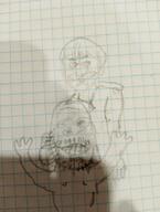 2_soyjaks babyjak glasses hand hands_up happy looking_to_the_right painting pat pencil pencil_drawing photo photograph real_person small_eyes smile tits two_soyjaks // 3072x4080 // 4.2MB