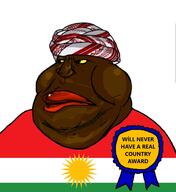 award flag:kurdistan kurdish kurdish_donkey_fucker kurdish_sun kurdroach red_lips shitskin subvariant:kurdmutt variant:meximutt yellow_sclera // 1110x1208 // 152.9KB