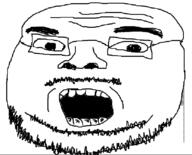 beard glasses mustache open_mouth soyjak variant:unknown // 781x631 // 49.1KB