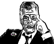 looking_at_you mustache nose nostril nostrils pencil_mustache teeth teeth_showing variant:sidjak wrinkles // 633x512 // 193.4KB