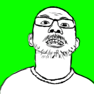 animated clenched_teeth closed_mouth ear glasses mustache soyjak stubble variant:james_youniverse // 364x205 // 246.6KB