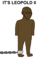 africa amputation arm ball_and_chain belgium black_skin blood chain closed_eyes closed_mouth colonialism colonization congo_free_state democratic_republic_of_congo disappointed fastener foot footcuffs full_body hand handcuffs its_over leg leopold_II looking_down no_hand slave text the_congo variant:soyak // 843x1310 // 45.5KB