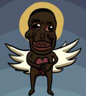 angel antiswarthy_(namefag) halo heart jartycuck meta:the_end_of_jarty sky subvariant:jartycuck variant:chudjak wing // 640x720 // 13.4KB