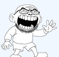 ai_but_not_completely_ai_doe aliased angry full_body glasses nuvariant open_mouth shorts stubble teeth transparent_background variant:mason // 1125x1083 // 34.1KB