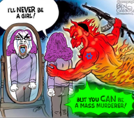 angry crying gun open_mouth satan subvariant:seethejak tranny troon variant:bernd // 1290x1131 // 2.1MB