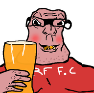 alcohol bad_teeth bald beer british clothes drink fat glass glasses hand holding_object norf_fc pint rosy_cheeks shaved transparent_background variant:lactoriajak wrinkles // 406x400 // 16.8KB