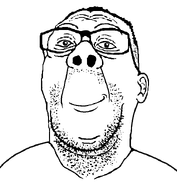 closed_mouth ear glasses looking_at_you smile soyjak stubble template transparent_background variant:reaction_soyjak // 672x729 // 18.4KB