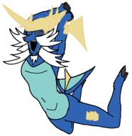 angry blue_hair body crying glasses otter pokemon sad sea_lion shell stubble subvariant:pettygod sword unova variant:cryboy_soyjak whiskers white_hair // 541x557 // 46.8KB