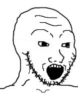 merge open_mouth soyjak stubble template variant:soyak variant:wojak // 644x800 // 15.5KB