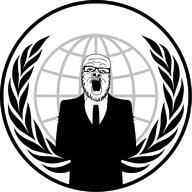 anonymous arm clothes emblem glasses necktie open_mouth soyjak stubble suit variant:a24_slowburn_soyjak // 800x800 // 116.2KB