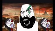 apocalyptic background beard dead glasses kratos soytan_is_nas soytan_lovers_will_burn_in_hell soytan_will_never_be_a_gem tag_overdose tags tattoo variant:cobson variant:soytan white_skin // 1920x1080, 7.9s // 605.9KB